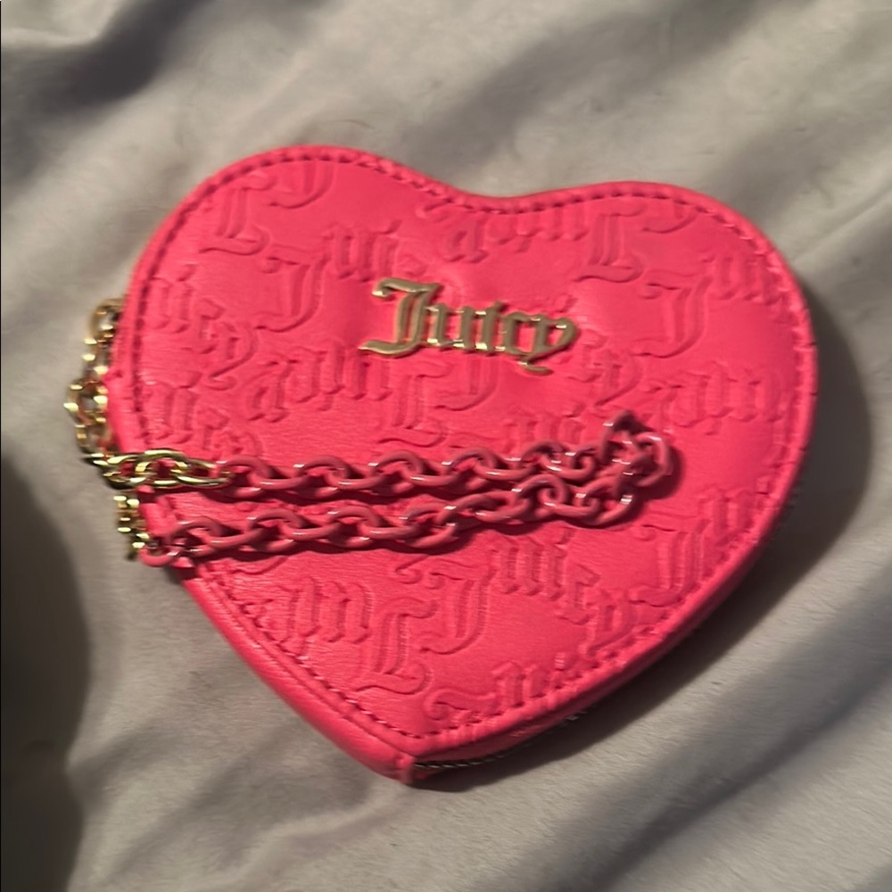 Juicy Couture Vibrant Pink Heart Wallet